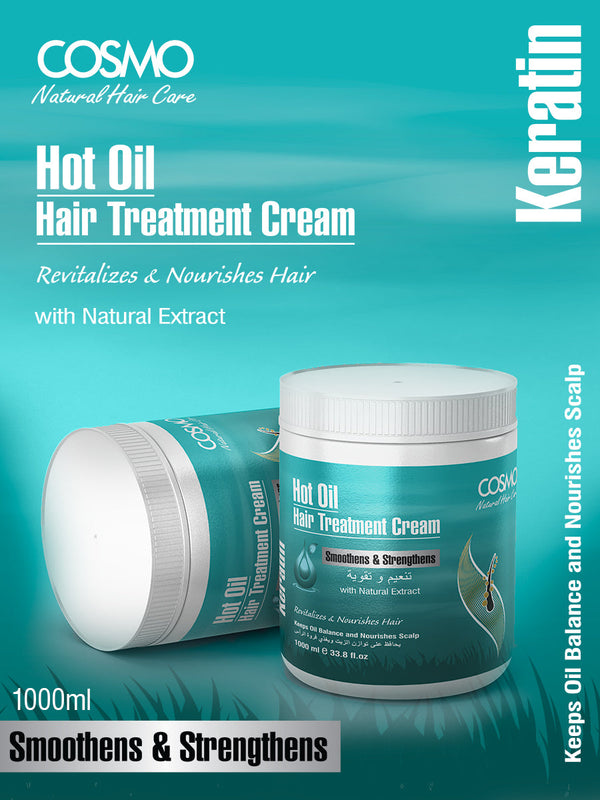 KERATIN HOT OIL HAIR TREATMENT CREAM
