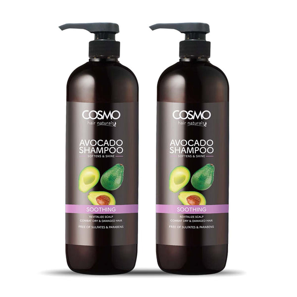 Revitalizing Shampoo Kit for Dry & Damaged Hair - Avocado 1000ml X 2