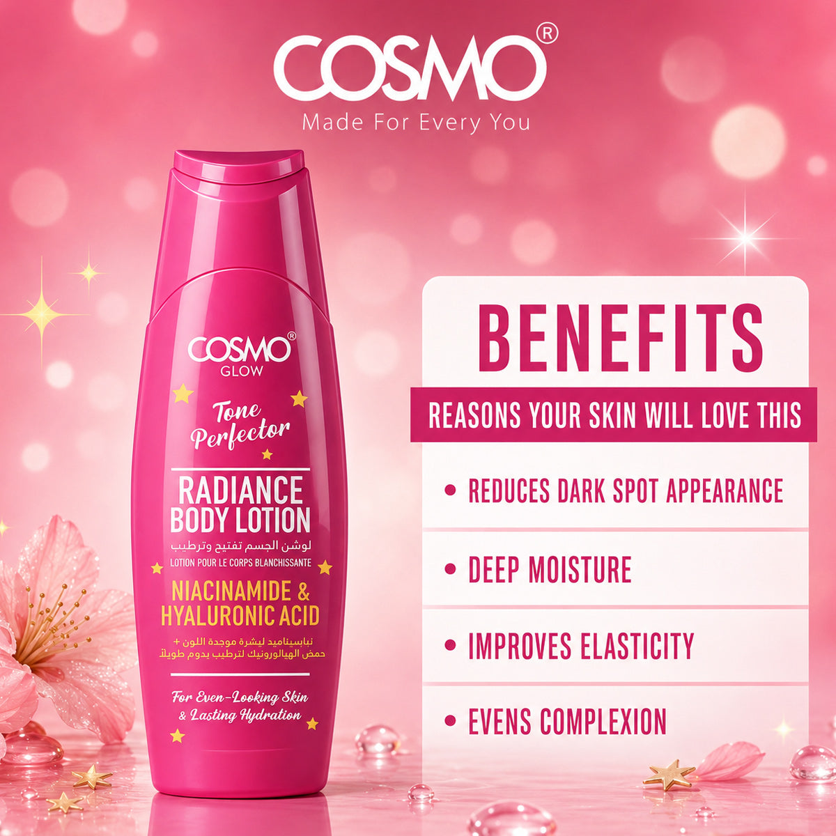 Cosmo Glow - Tone Perfector Radiance Body Lotion