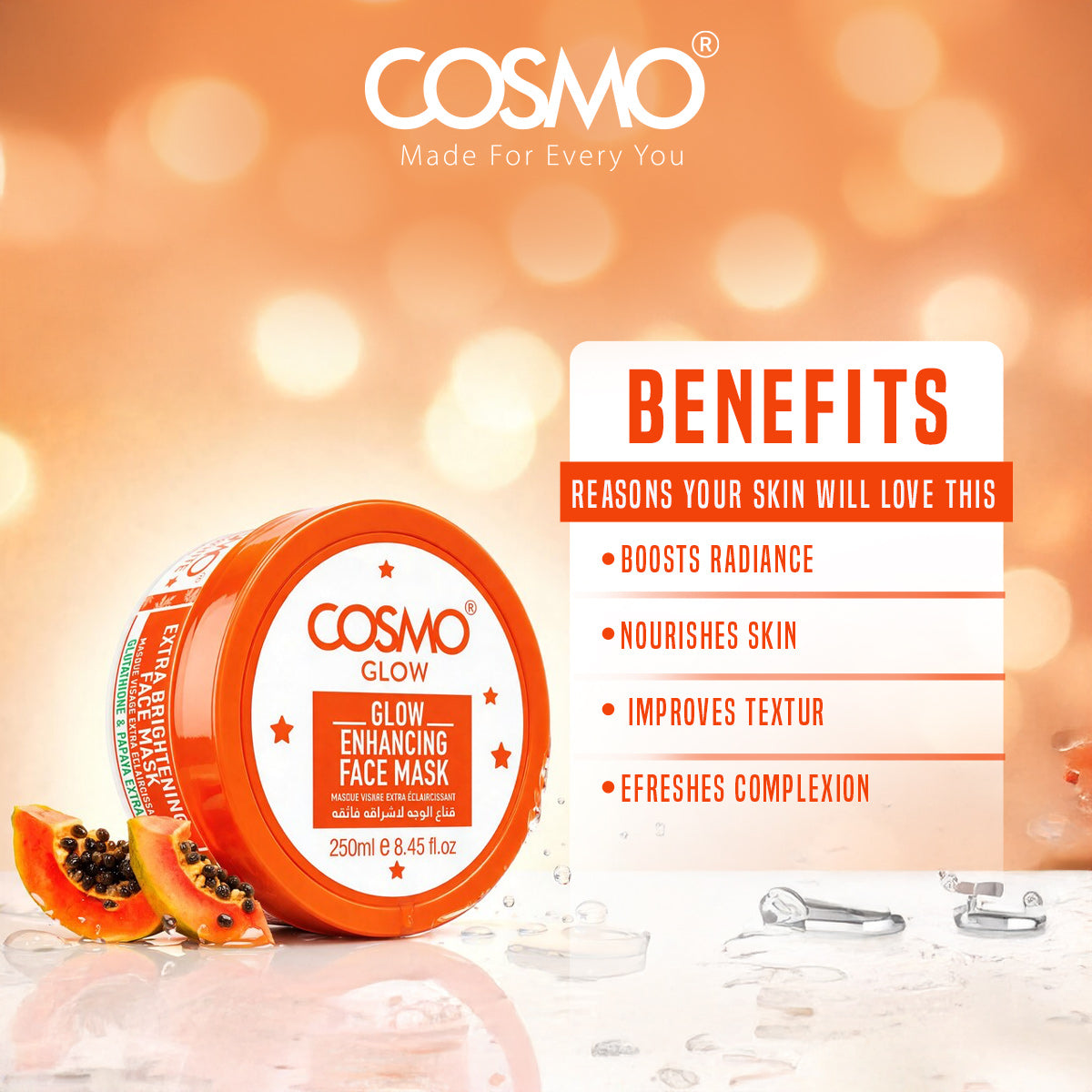 Cosmo Glow - Glow Enhancing Face Mask