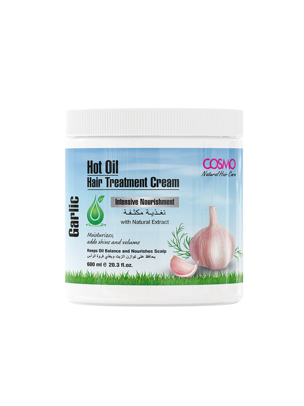 HOT OIL HAIR TREATMENT CREAM GARLIC OIL