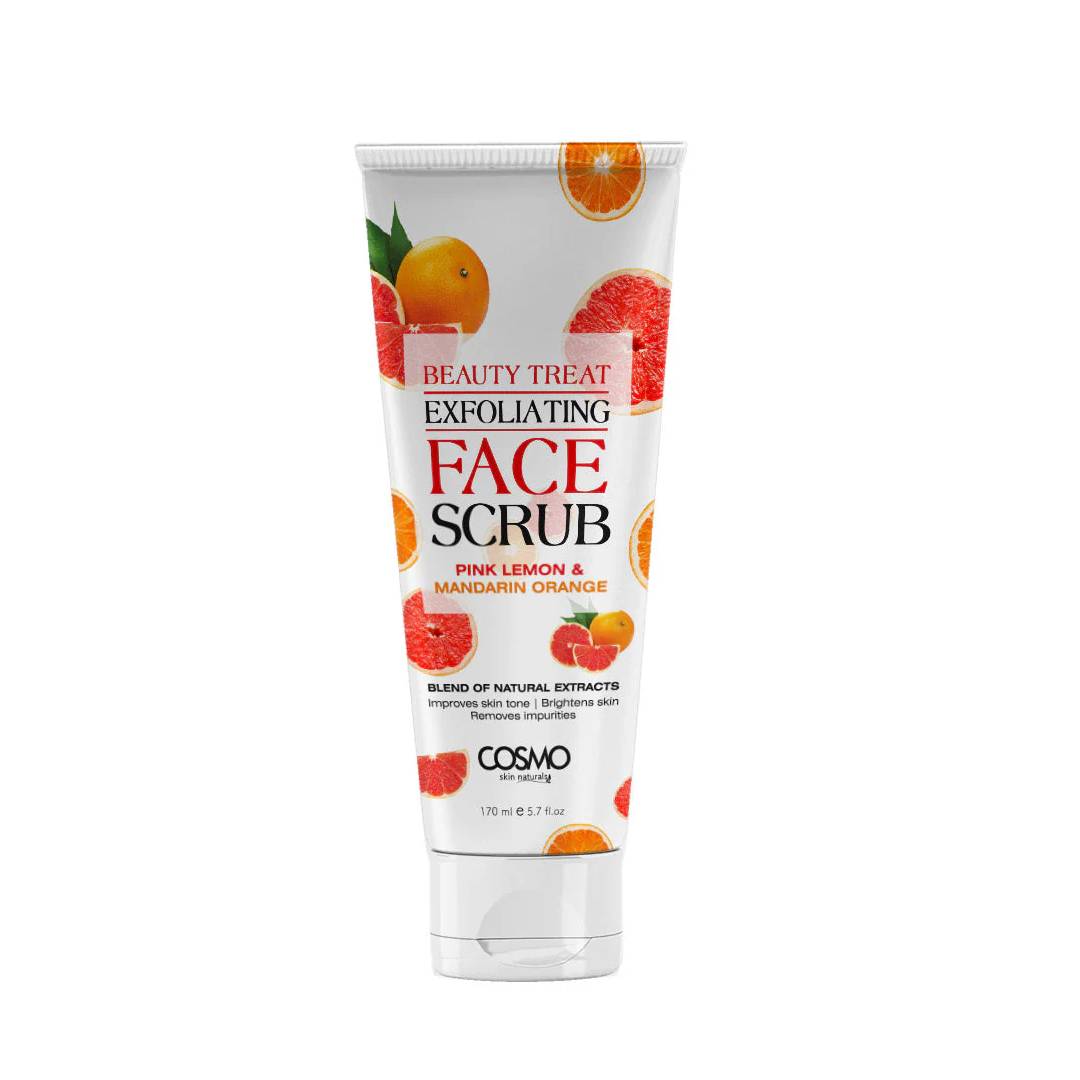 PINK LEMON AND MANDARIN ORANGE FACE SCRUB - 170ML