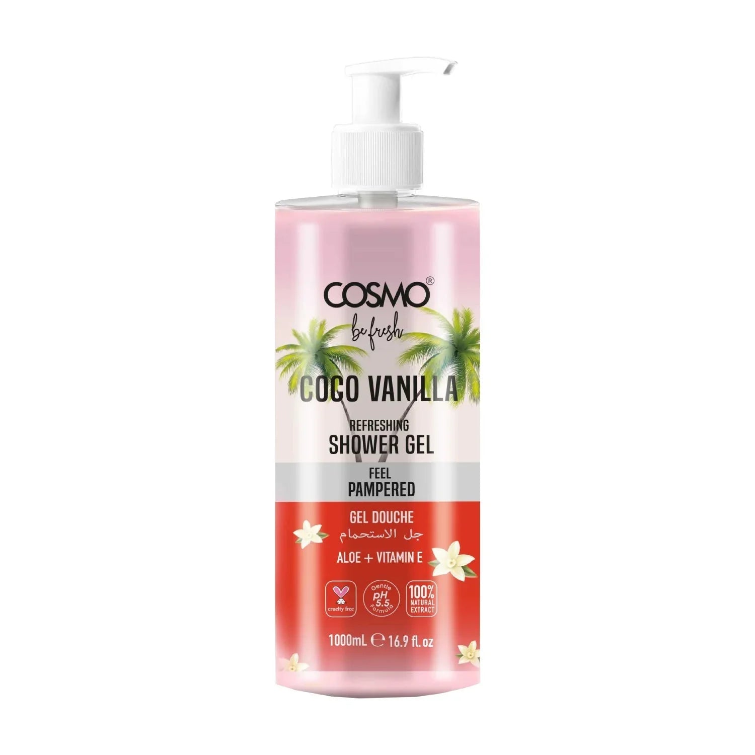 Be Fresh Cocoa Vanilla Shower Gel 1000ml