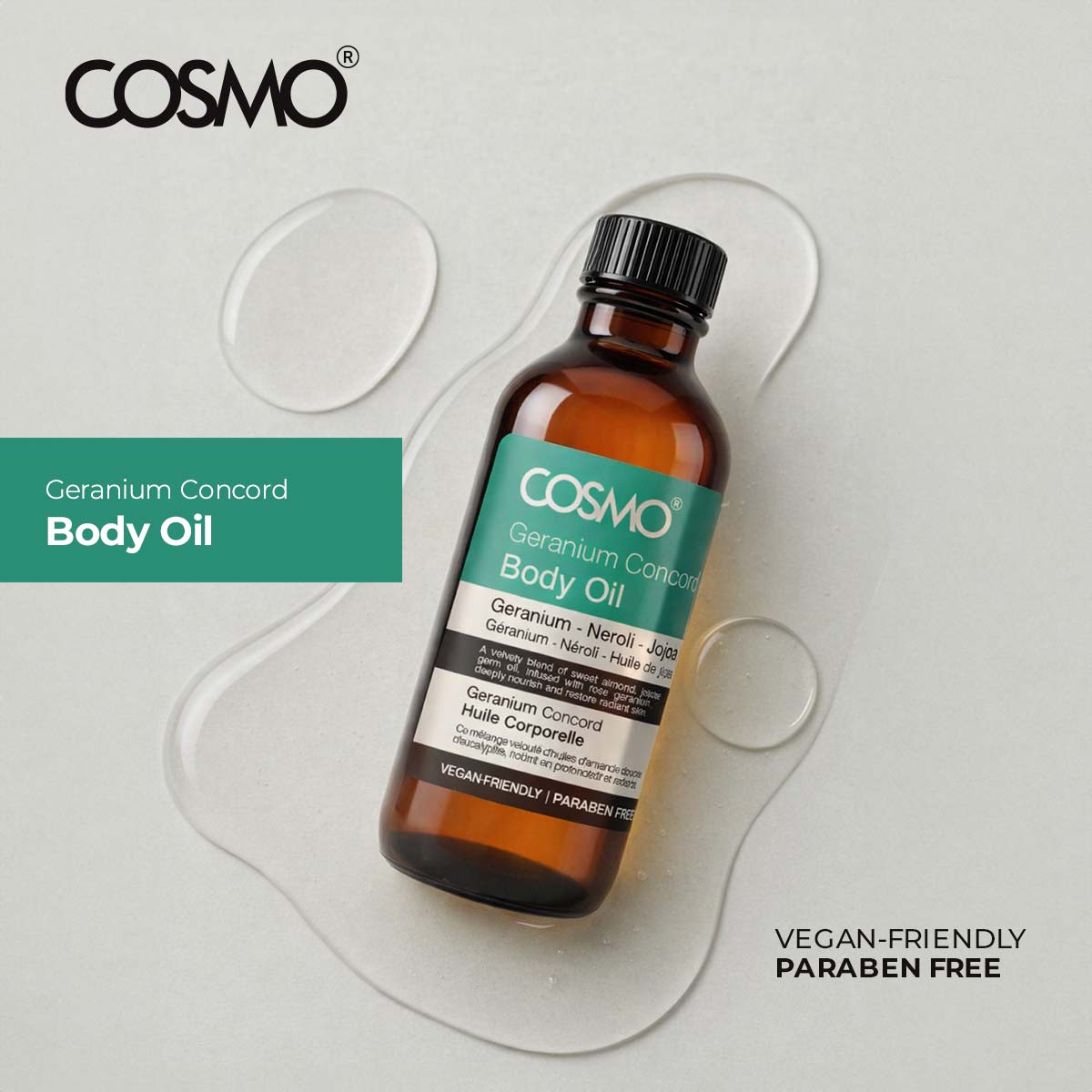 Body Oil Geranium Concord