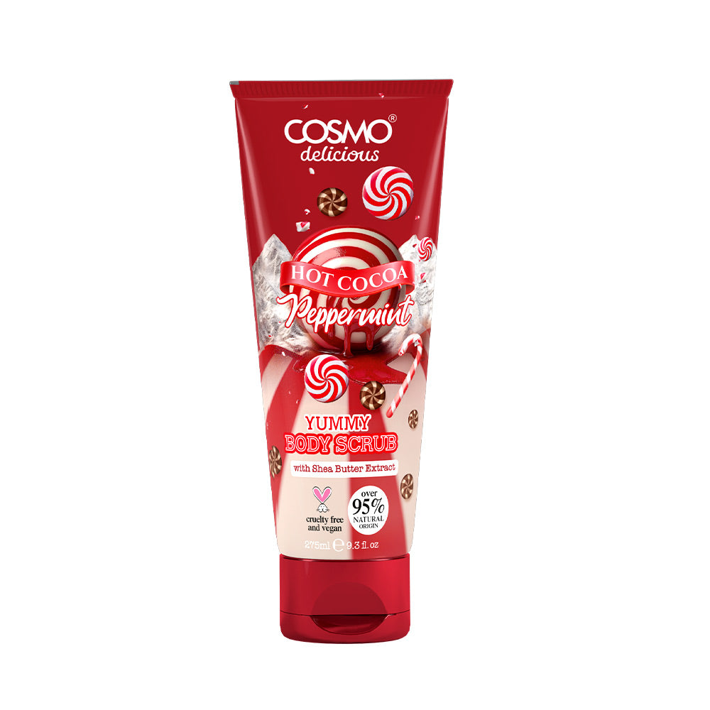 BODY SCRUB PEPPERMINT 275ML COSMO TUBE