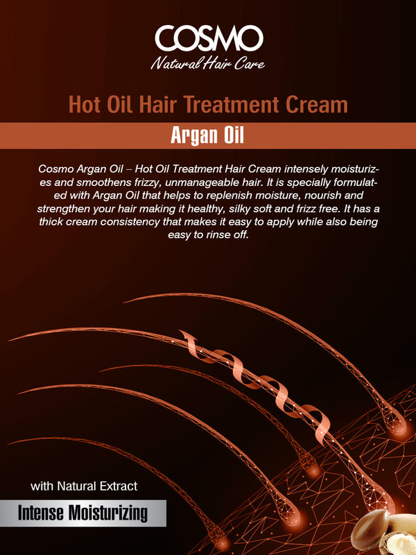 ARGAN OIL - HOT OIL HAIR TREATMENT CREAM