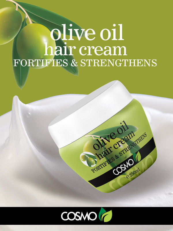 OLIVE OIL HAIR CREAM - FORTIFIES & STRENGTHENS