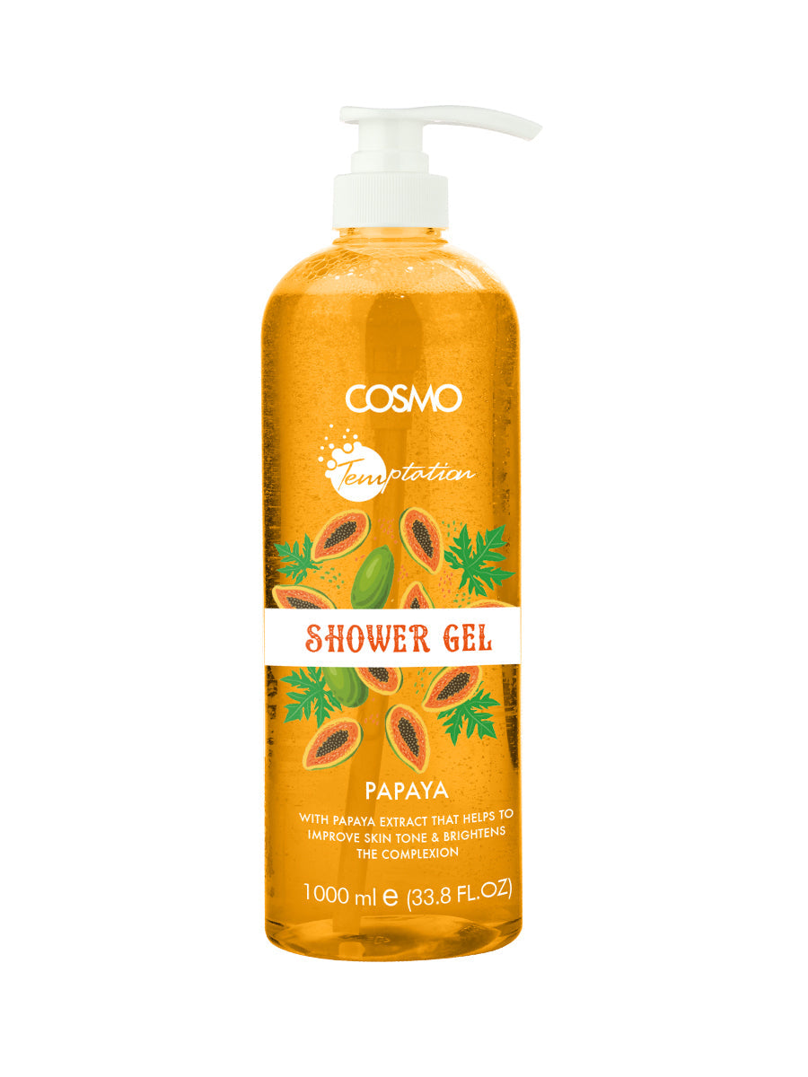 TEMPTATION SHOWER GEL PAPAYA CosmoCosmeticsPakistan