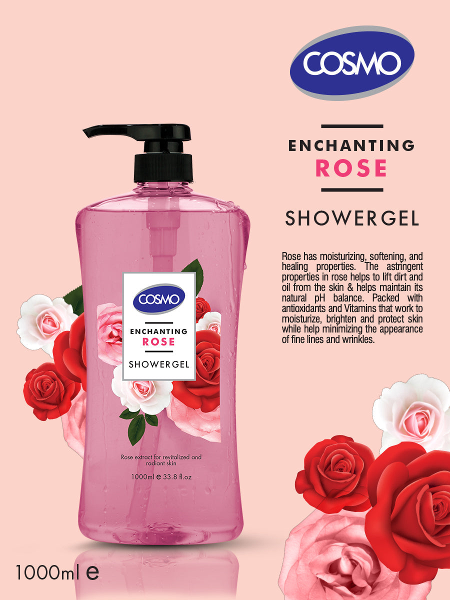 Rose shower outlet gel