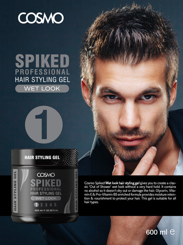SPIKED PROFESSIONAL HAIR STYLING GEL - WET LOOK