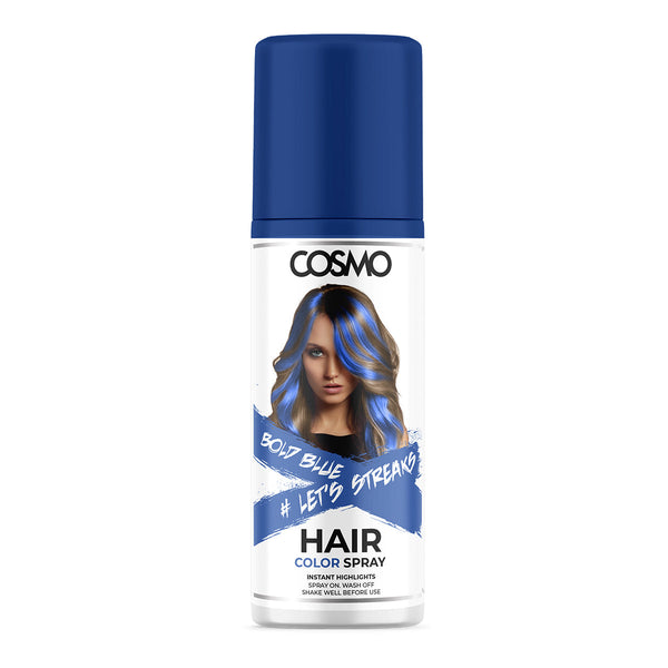 TEMPORARY HAIR COLOUR SPRAY - BOLD BLUE